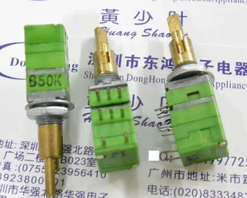 Taiwan alpha rd912dsf-20 presnosť potenciometer dvojité osi b50k s vypínačom, dĺžka hriadeľa 22 mm