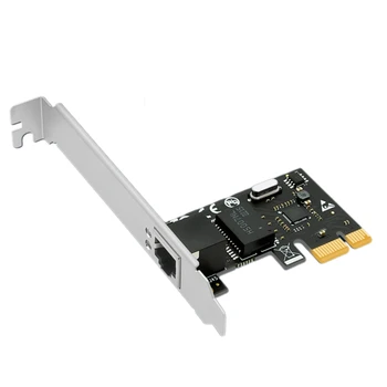 Gigabit Ethernet PCI Express PCI-E Sieťová Karta 10/100/1000Mbps Adaptér LAN RJ45 Port pre Pripojenie Ovládača-zadarmo na Ploche