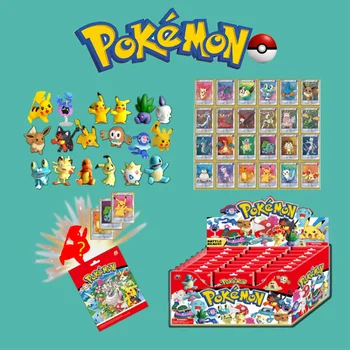 [TAKARA TOMY] Pokémon Pikachu Slepé Okno Pet Elf Hračka Pokémon Údaje Mystery Box Dekorácie Karty Hračky na Vianoce A22102701