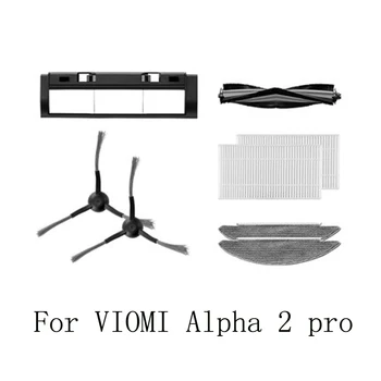 Pôvodné Hlavné Bočné Kefa Hepa Filter Mop a Štetec Kryt pre VIOMI Alpha 2 pro