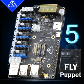 Mäkký LIETAŤ-Bábkové Rada Rp2040 5 Os S Klipper Firmware Pre CM4 / FLY-Π / Raspberry Pi 3D Tlačiarne Diely
