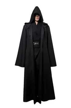 Anakin Skywalker Cosplay Kostým Jedi Knight Čierny Plášť Iba Halloween Karnevalové Kostýmy