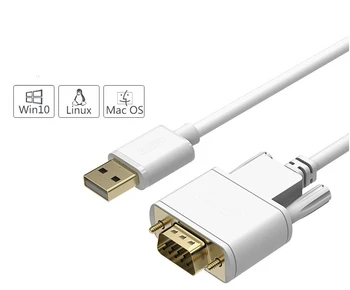 Kvalitný USB 2.0 RS232 com Sériové DB9 Converter Kábel Pre Win10 WIN8 PRIEMYSEL