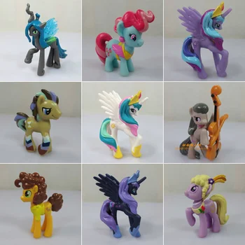 My Little Pony Princezná Luna Bábika Mini Typ Vzácny Druh Akcie Obrázok Zber Ploche Ozdoby Deti darčeky