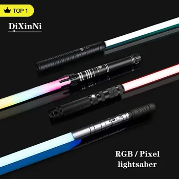 Lightsaber Laser RGB Kovové Light Saber Meč Hračky Espada Kpop Lightstick Brinquedos De Luz Juguetes Zabawki Oyuncak