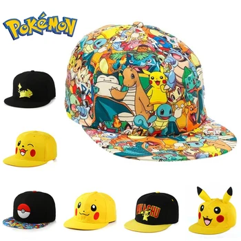 Pokémon Pikachu šiltovku komiksu, anime mužov a ženy, dospelých detí pár, klobúky vonkajšie športové čiapky tvorivé bežné klobúky.