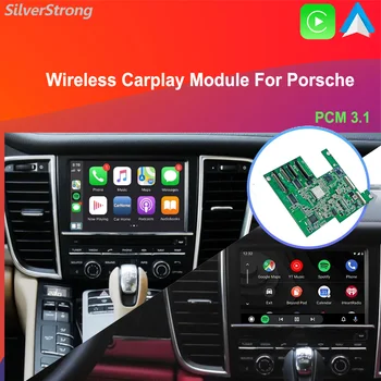Bezdrôtové Apple Carplay Modul Pre Porsche/Panamera/Cayenne/Macan/Cayman/Boxster 911 718 PCM Android 3.1 Auto AI Box Multimediálne