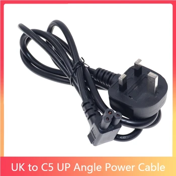 DO Šikmého IEC 60320 C5 UK BS1363 Sieťový Konektor Napájania Notebooku Viesť Kábel medzi PC a Monitor, Typ G 3 Kolíkový Adaptér Predlžovací Kábel 1,5 m 5 ft