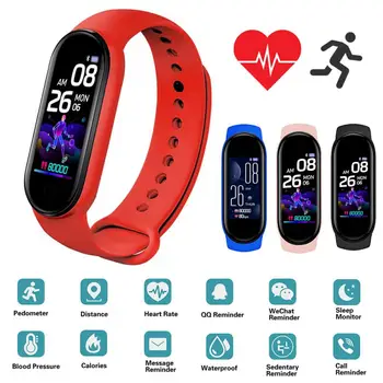 Joyce 5 Módne Fitness Tracker Náramok Srdcovej frekvencie, Krvného smart hodinky
