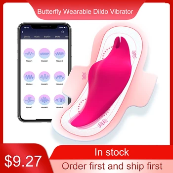 Bezdrôtové APLIKÁCIE Remote Nositeľné Vibrátor Sexuálne Hračky Pre Ženy Stimulátor Klitorisu Dospelých, Hračky, Vibračné Nohavičky Vajcia Motýľ Vibrátor