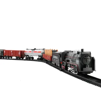 Simulácia Elektrický Vlak Model Trate Železničnej Hračky na batériový Klasická vysokorýchlostnej Železničnej vlakovej hračky pre deti,