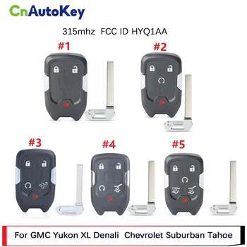 CN019018 Aftermarket pre 315mhz GMC Yukon XL Denali pre Chevrolet Suburban Tahoe 2015-2019 Diaľkové Tlačidlo FCC ID HYQ1AA