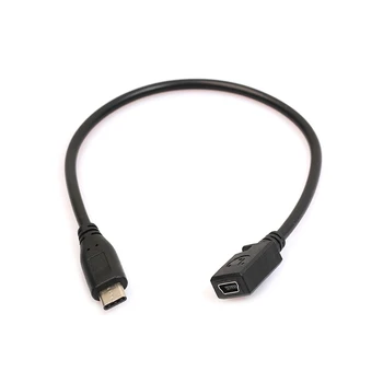 Nový Typ C USB 3.1 Mužov k Mini USB Žena Plnenie Dátový Kábel pre Nexus 6P hot