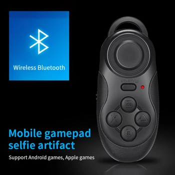 Mini Bezdrôtovej VR Bluetooth Hry, Diaľkové Ovládanie Rukoväť VR Radič Ovládač Joypad remote pre vr hry, Podporuje Android IOS PC