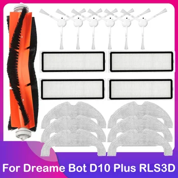 Pre Xiao Dreame Topánok D10 Plus Robota Vákuové Náhradné Diely RLS3D Hlavné Bočné Kefa Hepa Filter Mop Rag Vrecka na Prach Náhradné