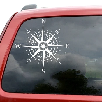 30211# Severu na Juh Smerový Kompas auto nálepky vinyl auto odtlačkový nepremokavé nálepky na auto truck zadné okno