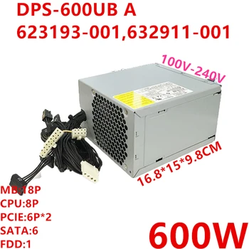 Nový, Originálny PSU Pre HP Z420 600W Prepínanie Napájania DPS-600UB A 623193-001 632911-001 623193-003 632911-003