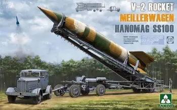 TAKOM 2030 1/35 druhej svetovej VOJNY nemecká V-2 Rakety MeillerWagen Hanomag SS100 Prepravca Nákladných model auta
