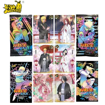 Nové 10Packs KAYOU Naruto Karty EX Pack Šancu Dostať Sa Uzumaki Naruto Sasuke Uchiha Madara Haruno Sakura SE Zber Karty