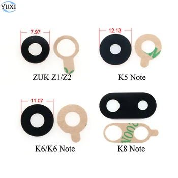 YuXi Pre Lenovo ZUK Z1 Z2 K5 K6, K8 Poznámka Opravu, Výmenu Súčasti Zadné zadný Fotoaparát Sklo Objektívu Kryt s Lepidlo