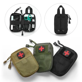 Prenosné Vojenské Prvá Pomoc Kit Prázdny Vak Bug Out Bag Je Odolný Voči Vode Pre Pešiu Turistiku Cestovať Domov Auto Pohotovostné Ošetrenie
