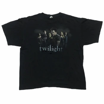 Skoro Y2K Upír Twilight T Shirt Film Flim
