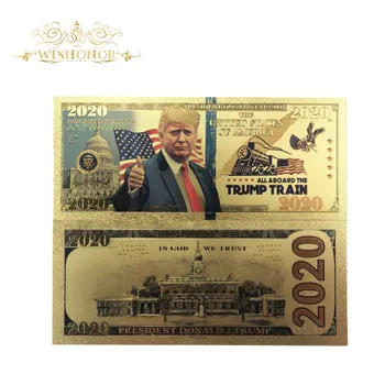 Nový Dizajn Pre 10pcs/veľa Amerike 2020 Trump Bankoviek 2020 Dolárov Bankoviek ako Bill Mene, Darčeky, Doprava Zdarma