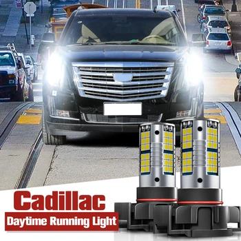 2ks LED Denných prevádzkových Žiarovky DRL Lampa H16 5202 Canbus bez Chýb Pre Cadillac CTS Escalade EXT na roky 2007-2013 ESV
