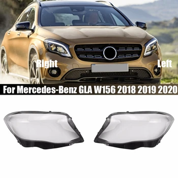 Auto Svetlometov Kryt Transparentné Tienidlo Lampy Prípade Vedúci Svetlo Sklo Objektívu Shell Pre Mercedes-Benz GLA W156 2018 2019 2020