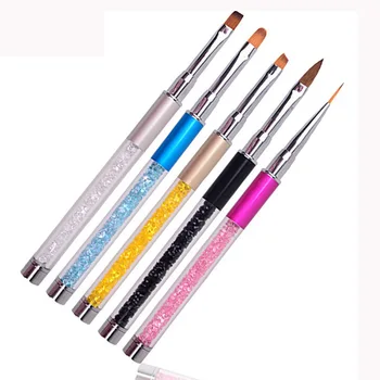 Fototerapia Pero na Kreslenie Kefy Manikúra Náradie Rezbárske svetelná Terapia Pero Nail Art Pen DIY Maľovanie Kvet