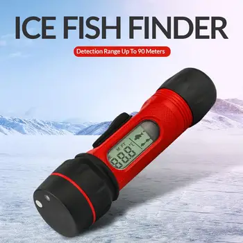 Zimný lov Rýb Finder Sonar Echo-siréna Ice Rybárske Snímače Digitálnych Rukoväť Prenosné, Nepremokavé Fishfinder Detektor F12