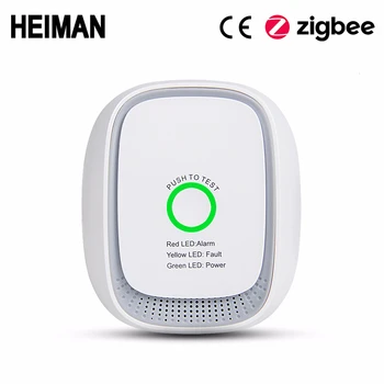 HEIMAN Zigbee horľavých plynov detektor úniku požiarnych poplašných bezpečnosti systému smart home Úniku lpg senzor HA1.2