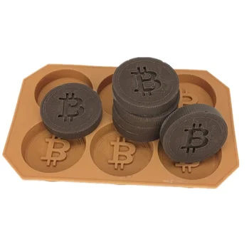 Bitcoin Ľadové Mreže Zmraziť Formy Puding Čokoláda Maker Kocka DIY Potravín Cookie Tortu Vzorkovníka Prstencového Plesne #45 Silikónové Formy