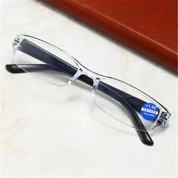 Nové Módne Námestie Čítanie Glassses Presbyopic Okuliare Prenosné Ultralight Presbyopia Okuliare pre Mužov, Ženy s +1,0 Až +4.0