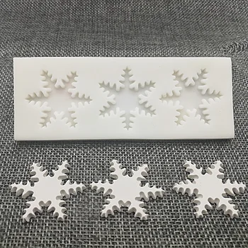 Luyou vianočné ozdoby snowflake Čipky čokoláda Strany DIY fondant pečenie nástroje cake zdobenie nástroje silikónové formy FM1726