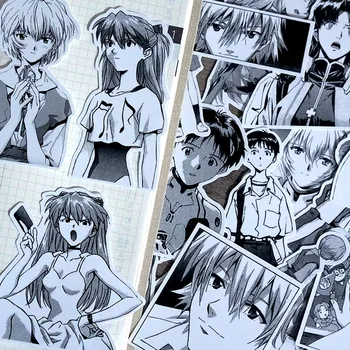 39PCS manga dievča Nálepky Remesiel A Scrapbooking nálepky deti hračky, knihy, Dekoratívne nálepky DIY kancelárske potreby