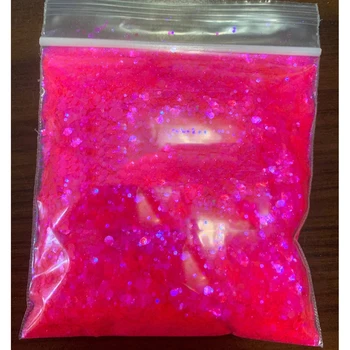50g/taška 16 Farieb Gold&Ružová 4 veľkosť Neon Ružová Robustný Poly Lesk Mix pre nechty ROBUSTNÝ LESK VOĽNÉ / Chameleon Mix | 191085