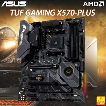X570 základná Doska AMD AM4 ASUS TUF HERNÉ X570-PLUS AMD X570 Chipset Zásuvky AM4 4×DDR4 128GB PCI-E 4.0 8×SATA III M. 2 ATX