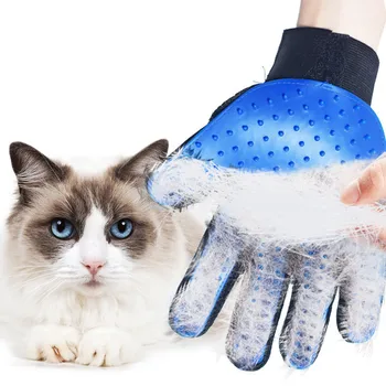 Cat grooming rukavice pre mačky vlnené rukavice Pet Vlasy Deshedding Kefa, Hrebeň Rukavice Pre Psa Čistenie Masážne Rukavice Pre príslušenstvo