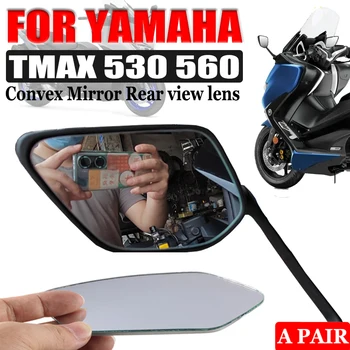 Pre Yamaha T-MAX TMAX 530 560 TMAX530 TMAX560 Príslušenstvo Vypuklé Zrkadlo Zvýšiť Zobraziť Vízia Objektív Spätné Zrkadlo Bočné Zrkadlá