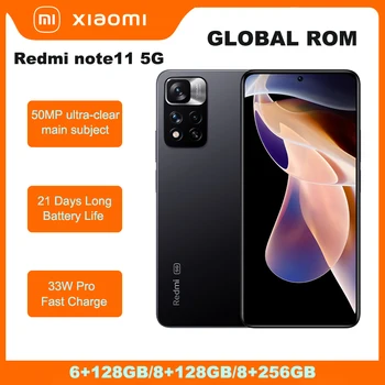 Globálne Rom Xiao Redmi Poznámka 11 5G Smartphone 6.6