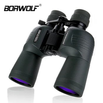 Borwolf 10-30X50 Vysoké Zväčšenie HD Profesionálne Zoom výkonné Ďalekohľady Vodeodolné Svetlo nočné videnie pre lov