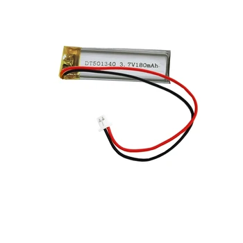 Nabíjateľná 3,7 v 501340 180mah čistička krokomer headset polymer lithium batéria