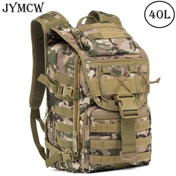 40 L taktické MOLLE assault taška, vojenské taktické batoh, armáda camping batoh, cestovný batoh vonkajšie hmyzu dôkaz taška