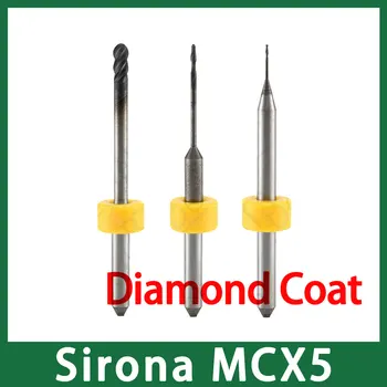 Sirona MCX5 Nástroje na Frézovanie s Diamond Kabát pre Zirconia