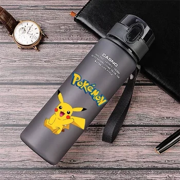 Pokemon Fľaša na Vodu Cartoon Pikachu Športové Outdoorové Fľaše Vody Pokemon Plastové pitná Voda Cup Deti, Ženy, Muži, 400 ml 560ml