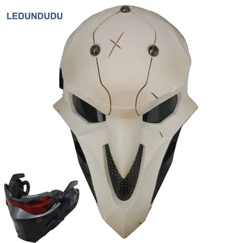 Móda Hry D. va TOKOV Bleach Gabriel Reyes Cosplay Lebky Maska Vojak 76 LED Svietiace pokrývku hlavy Halloween Party Cos Rekvizity Masky