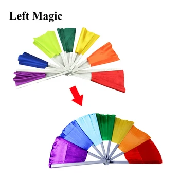Delux Multicolor Pro Rozbité a Obnovená Ventilátor Magické Triky Pre Kúzelník Fáze Ilúzie Trik Rekvizity Komédia
