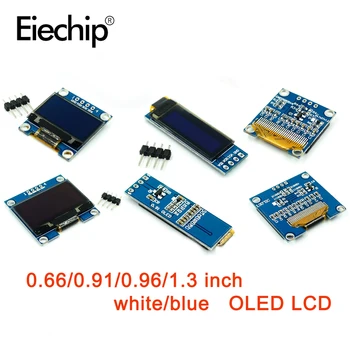 OLED modul LCD Displej, 0.66/0.91/0.96/1.3 palec biela/modrá OLED Digitálnym displejom Displej Komunikovať Ardunio MEGA2560