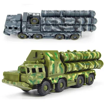 4D Zostaviť Rusko Vojenské S300 Raketový Systém Radarové Vozidlo Plastové Zmontované Truck Puzzle Stavebných Kit Vojenské Model Auta, Hračky
